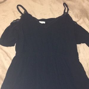 Black Cute Romper